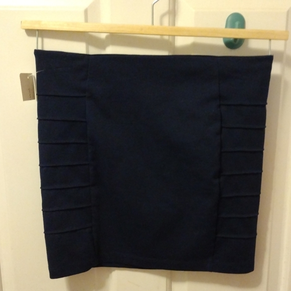 Forever 21 Skirt Navy Blue Sz S - Picture 2 of 5